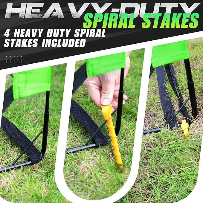 Kids Soccer Goals for Backyard 5×3, 6×4, 6×4, 9×5FT 9×5FT 2 2 Pieces