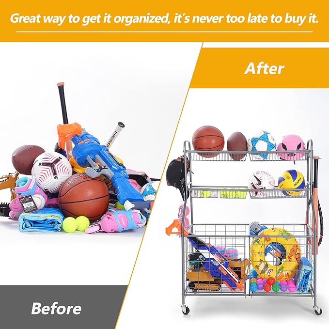 Kinghouse Sports Organizer for Garage