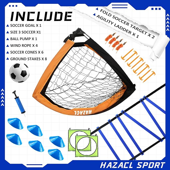 Kids Soccer Goal for Backyard 9x5 FT