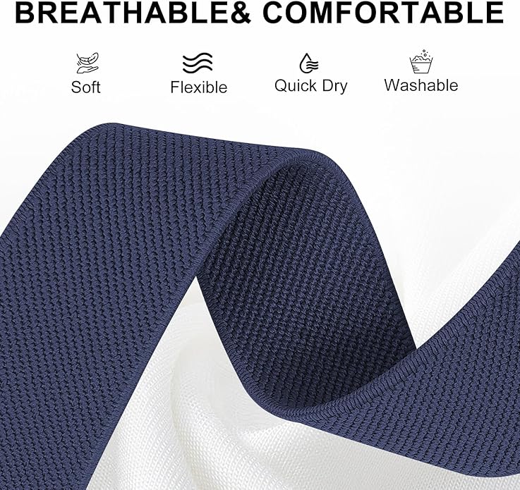 Magnetic Stretchy Nylon Compatible with Fitbit Charge 6 Bands/Fitbit Charge 5 Bands, Elastic Fabric Sport Adjustable Wristband Strap for Charge 5/6 Smartwatch Women Men
