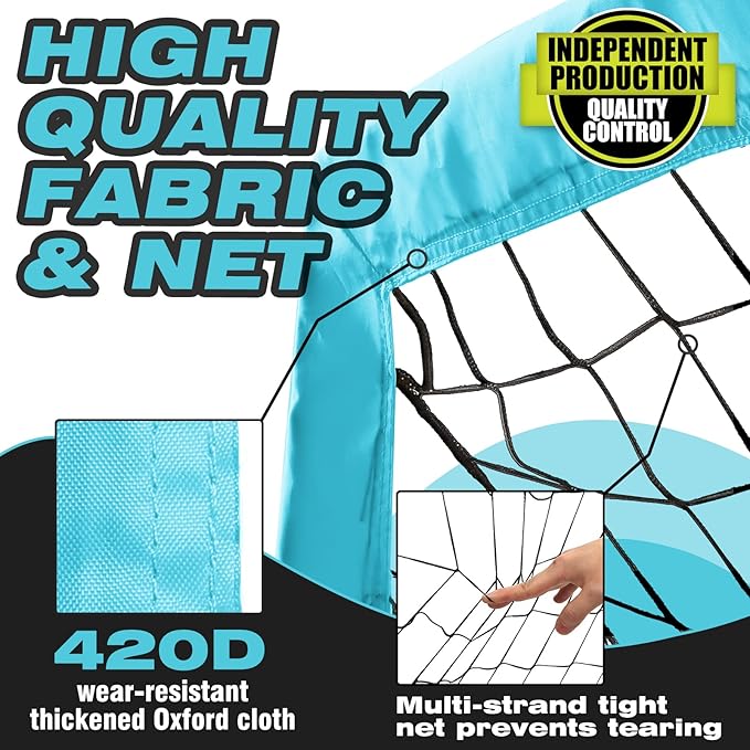 Kids Soccer Goals for Backyard 5×3, 6×4, 6×4, 9×5FT 9×5FT 2 2 Pieces