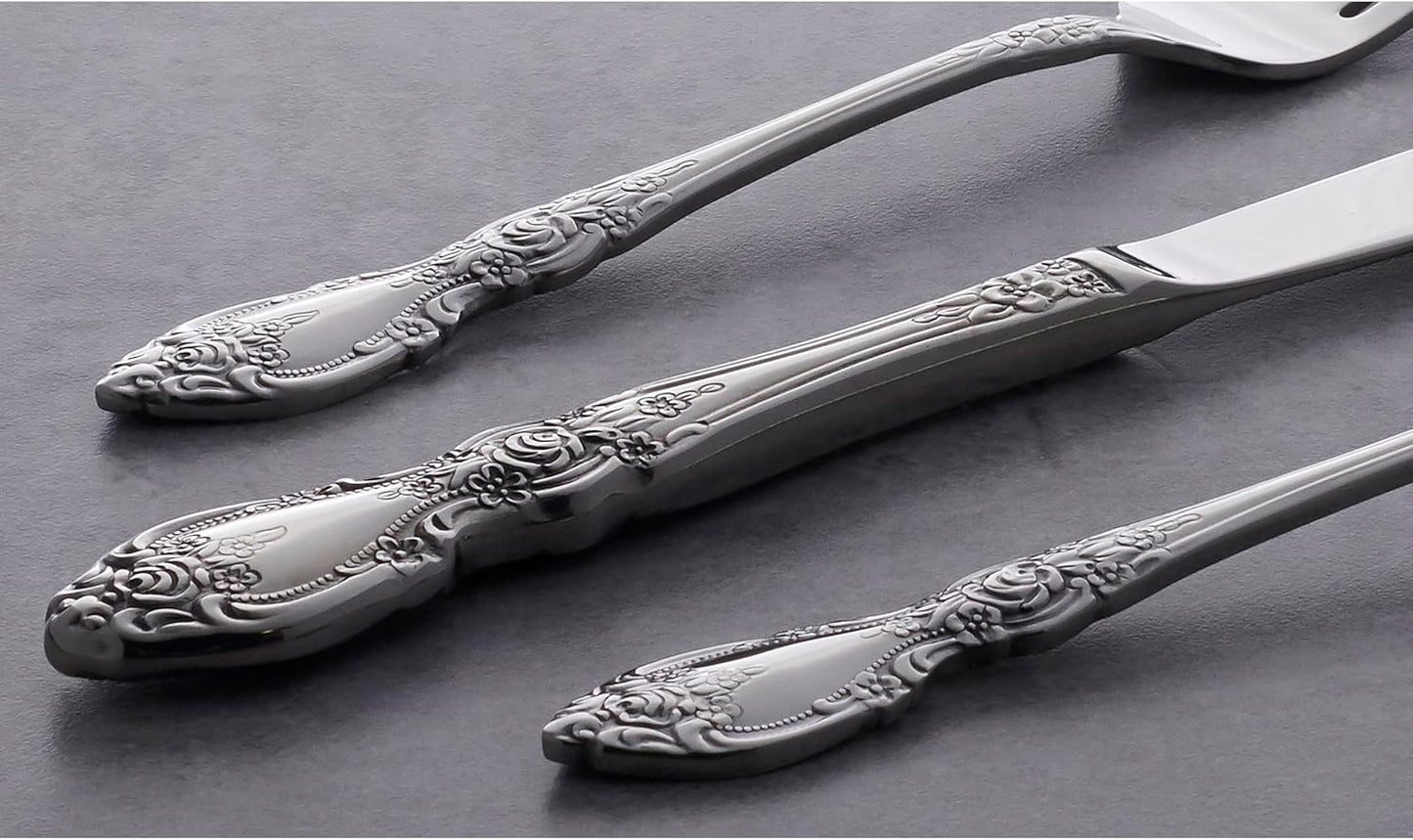 Oneida Wordsworth Everyday Salad Forks 18/0 Stainless Steel, Set of 4, Silver