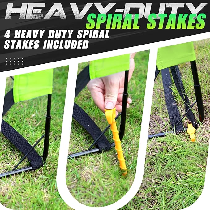 Kids Soccer Goals for Backyard 5×3, 6×4, 6×4, 9×5FT 9×5FT 2 2 Pieces
