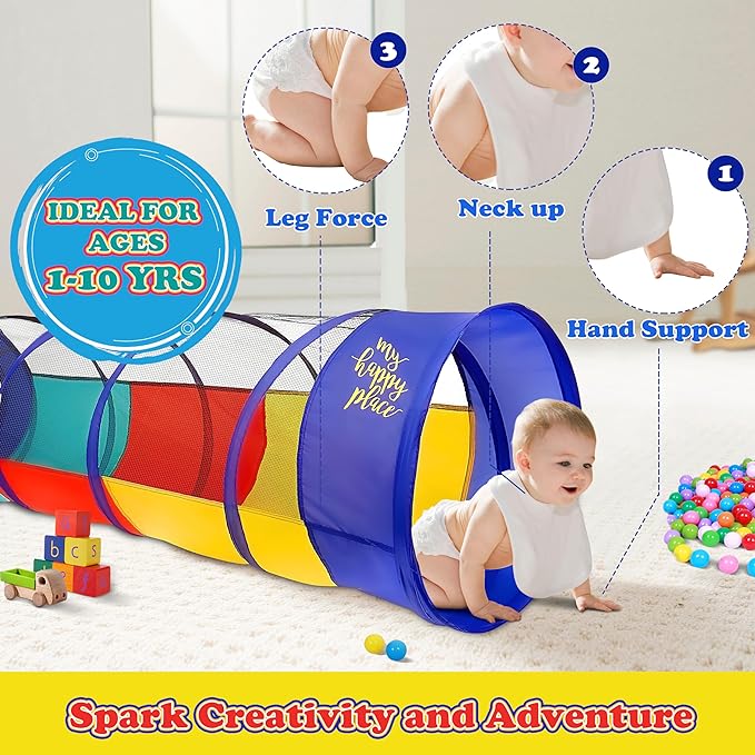 Kiddey Play Tunnel for Kids