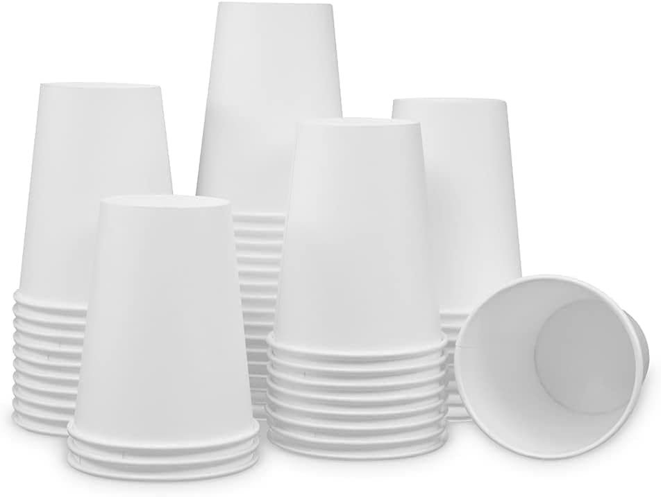 Paper Cups 12 oz 1000 Pack for Coffee & Tea Made in USA | Bulk 1000 Count for Home, Office, Restaurants & Parties | Recyclable Disposable 12 Ounce To-Go Cups for Hot Drinks