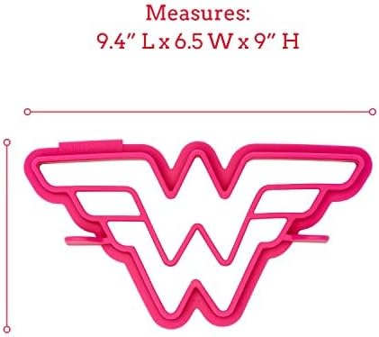 Whiskware Justice League Silicone Pancake Mold and Shaper, Breakfast Art Dishwasher Safe, BPA and Phthalate Free Plastic, Batman