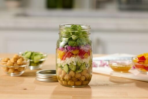 Ball Glass Mason Jar, Regular Mouth, Pint Size, 16 OZ (Pack of 3)