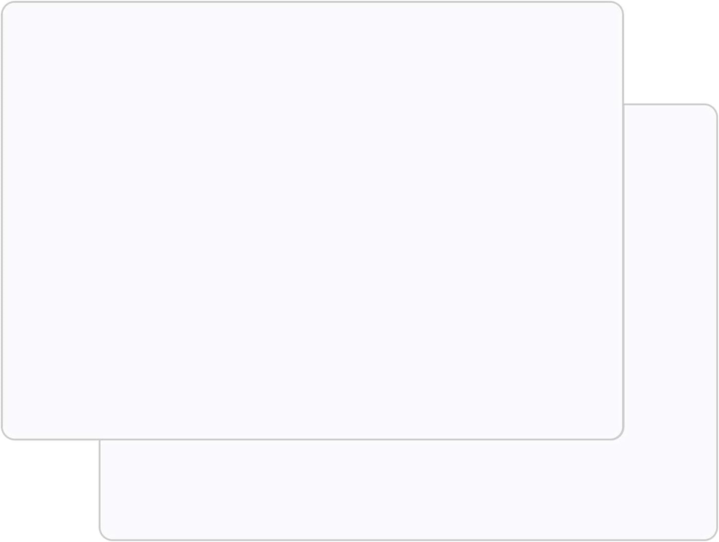 Gartful 2Pcs Extra Large Silicone Mats for Countertop, 28" by 20" Multipurpose Mat, Counter Table Protector, Desk Saver Pad, Placemat Nonstick Nonskid Heat-Resistant Pad, Translucent