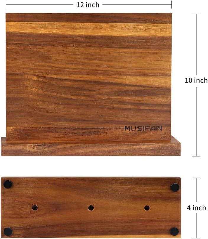 Magnetic Knife Block - Magnetic Knife Holder - Magnetic Knife Stand- Cutlery Display Stand and Storage Rack