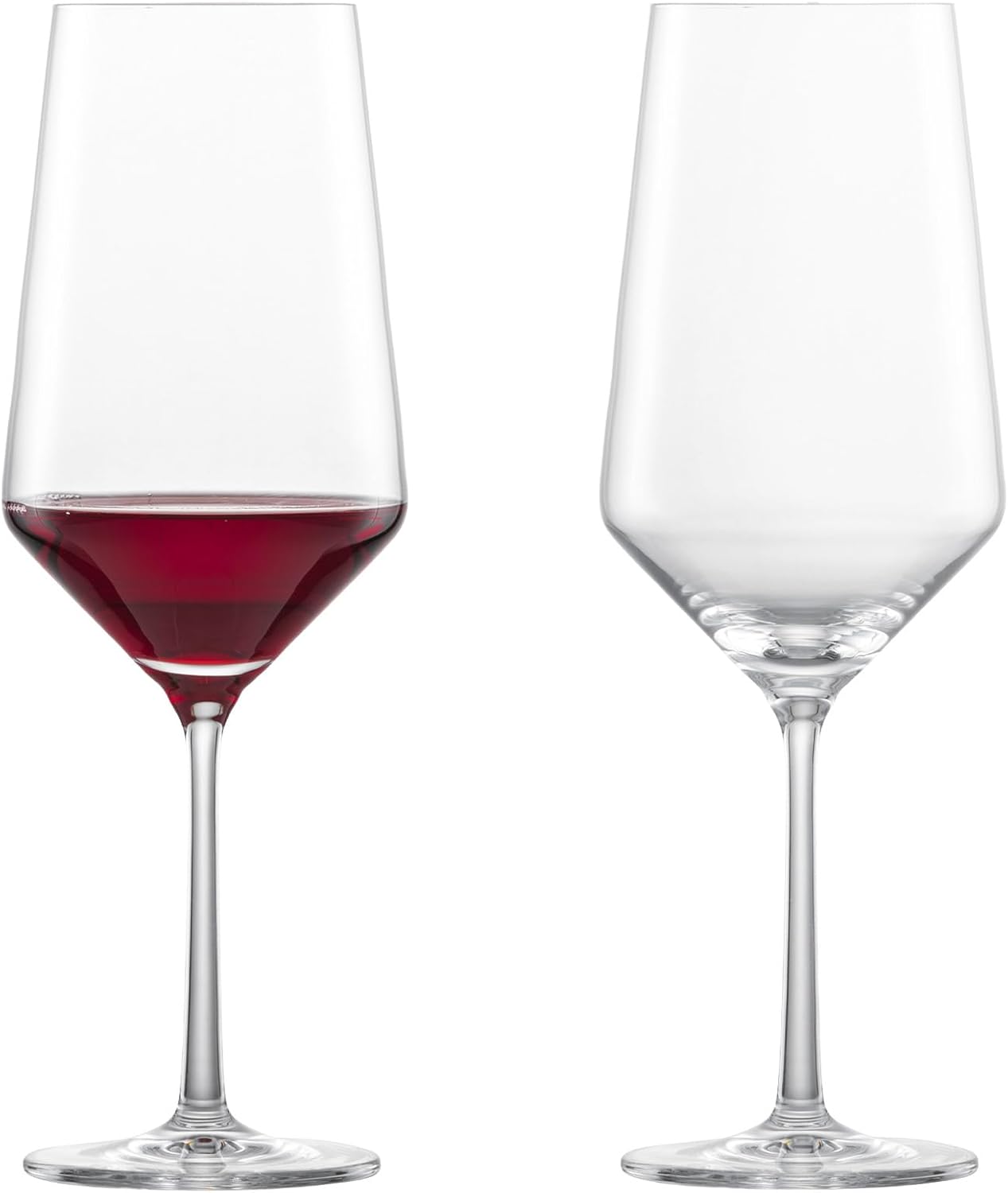 ZWIESEL GLAS Pure Bordeaux Red Wine Glass (Set of 2), Bordeaux Glasses for Red Wine, Dishwasher-Safe Tritan Crystal Glasses, Made in Germany (23 Ounce)