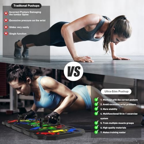 LALAHIGH Advanced 5th Gen 26-in-1 Fitness Board: Portable