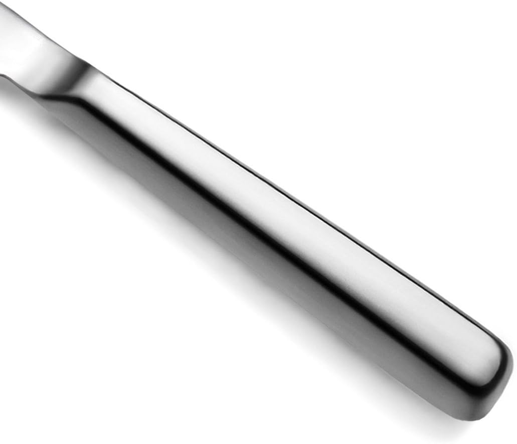 New Star Foodservice 52183 Hollow Handle Solid Serving Spoon, 12", Silver