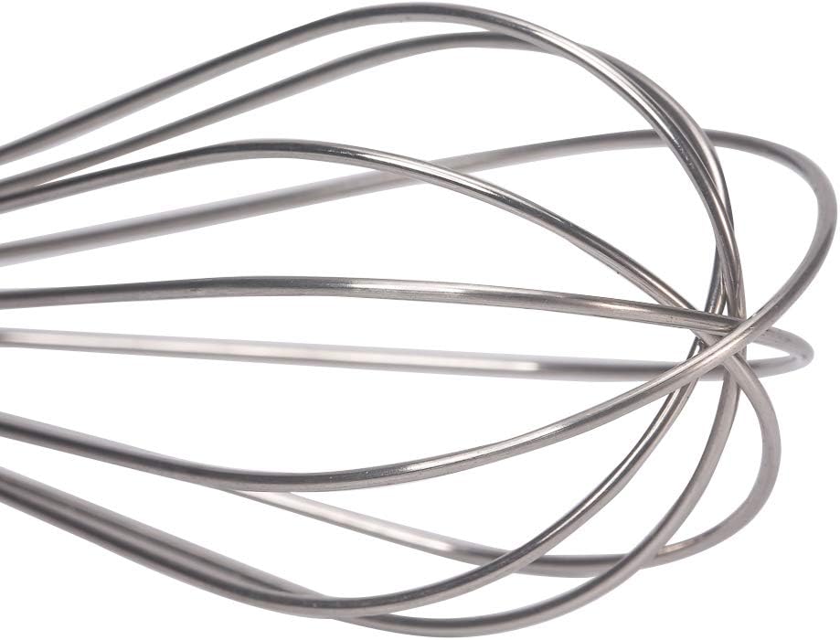 Aniso Stainless Steel Whisk (6 inches, Silver)