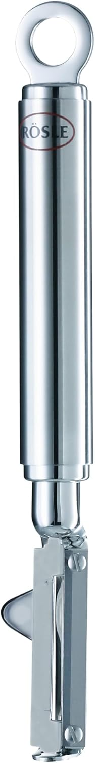 Rosle Stainless Steel Left-Handed Swivel Peeler, 7.5-inch
