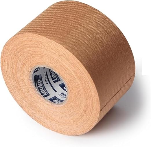 Leukotape P Adhesive Strapping Tape – for Sports Injuries, Strains and Sprains - 1.5 in x 15 yds, Tan, (1 Roll)