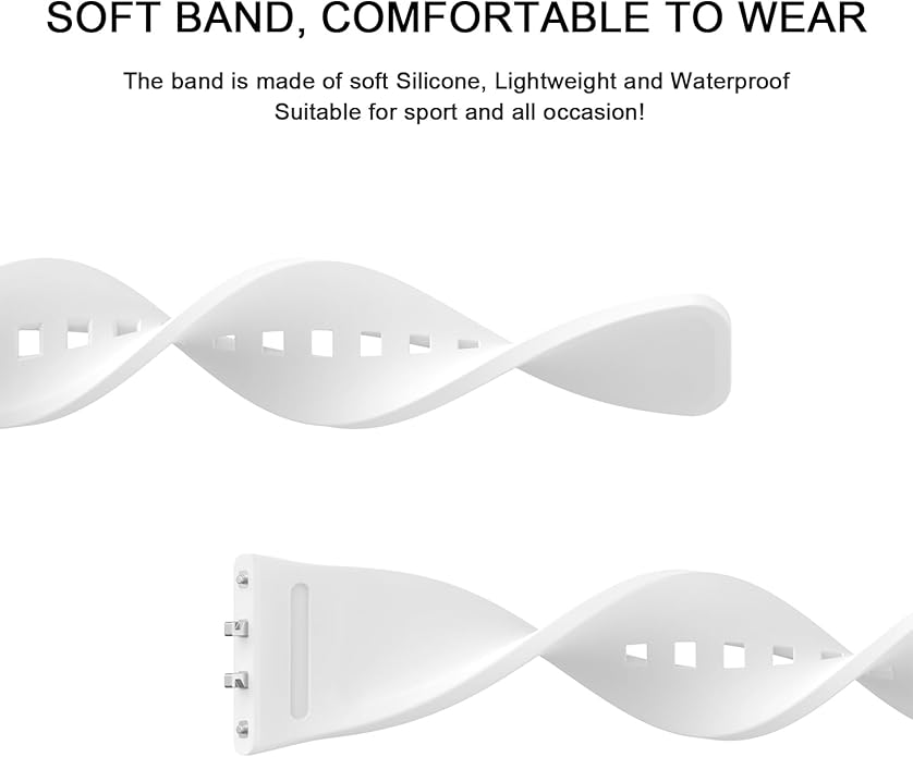 3 PACK Bands for Samsung Galaxy Fit 3 Band Women Men, Soft Adjustable Silicone Replacement Watch Strap Compatible with Galaxy Fit 3 Smartwatch Accessories