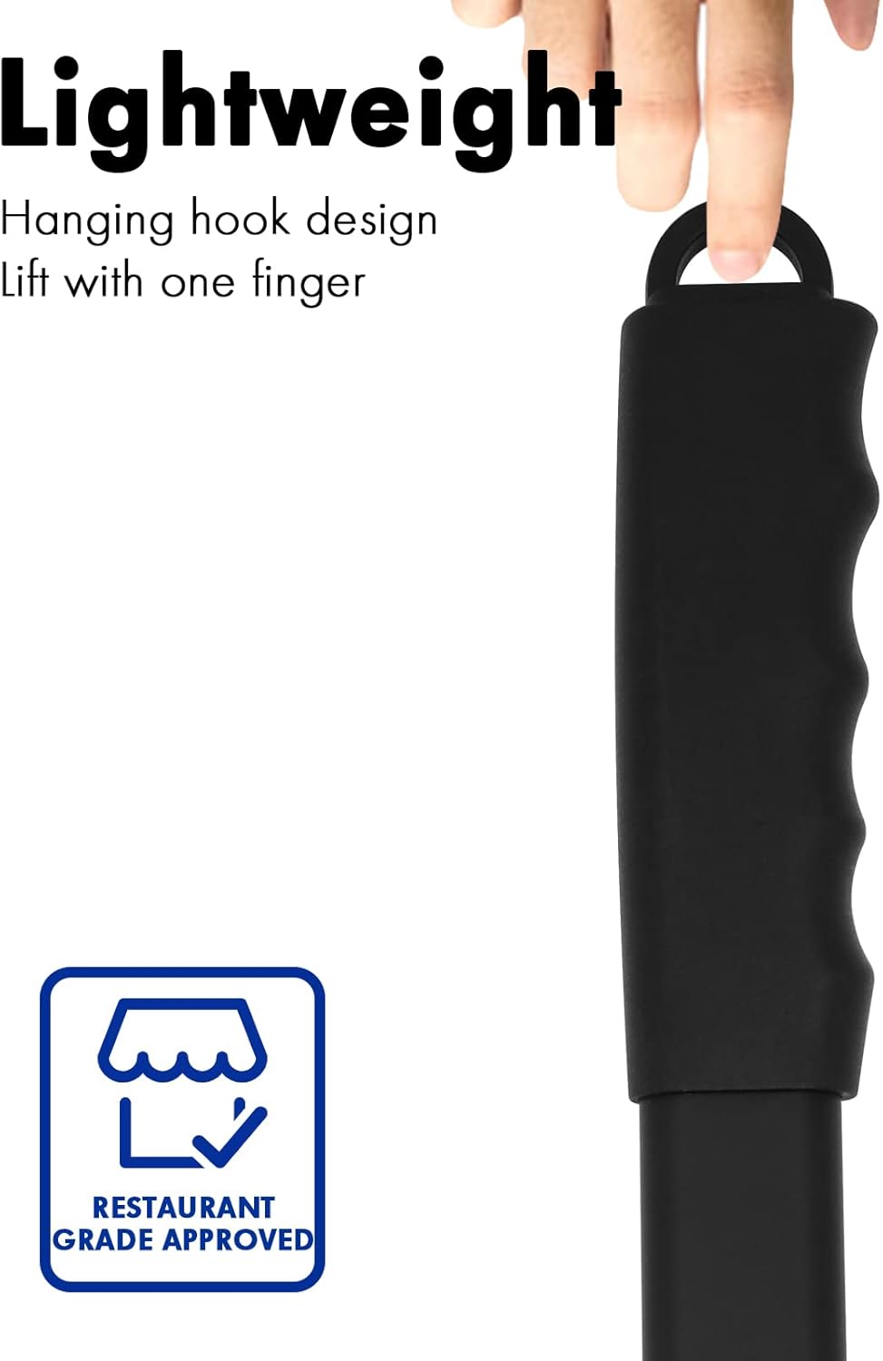 Professional Aluminum Pizza Paddle, 12 Inch Perforated, Restaurant Grade, Long Handle Non-Stick Metal Pizza Peel for Outdoor Oven