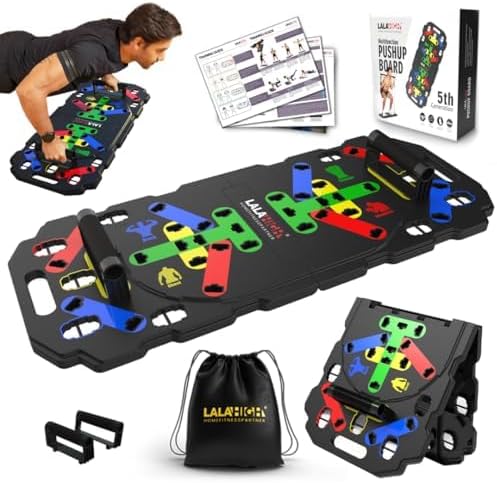 LALAHIGH Advanced 5th Gen 26-in-1 Fitness Board: Portable