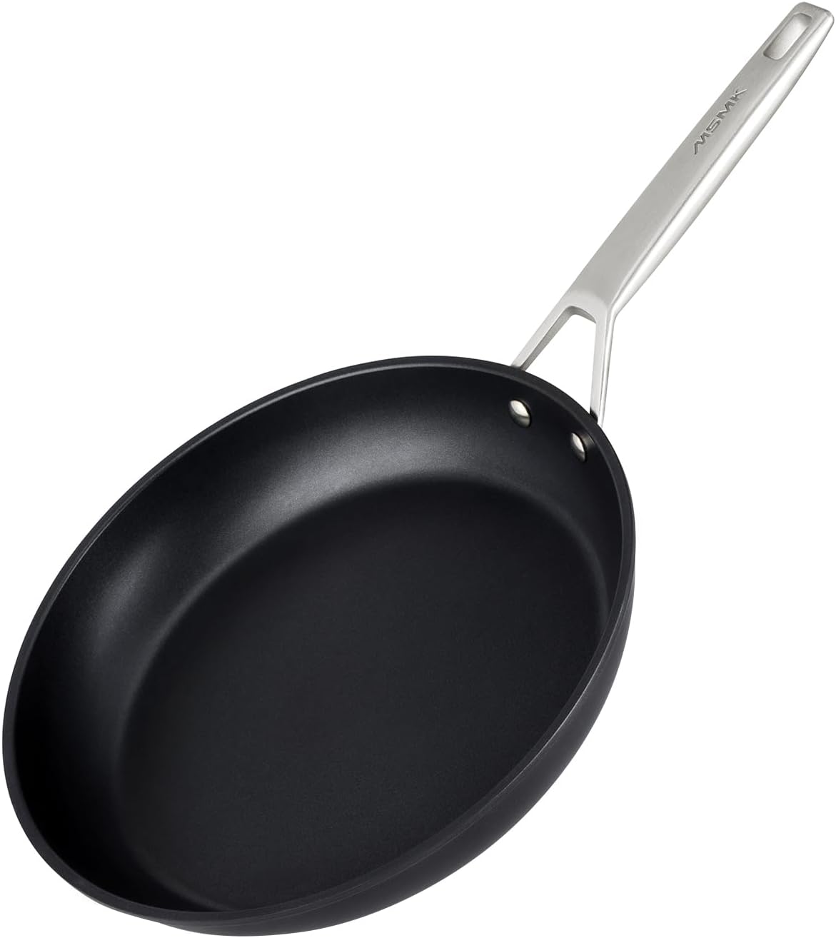 MsMk 10 Inch Frying Pan Nonstick with Lid, Titanium and Diamond Non Stick Coating From USA, PFAS & PFOA Free Non-Toxic, Scratch-resistant, for Induction, Ceramic and Gas Cooktops, Oven Safe