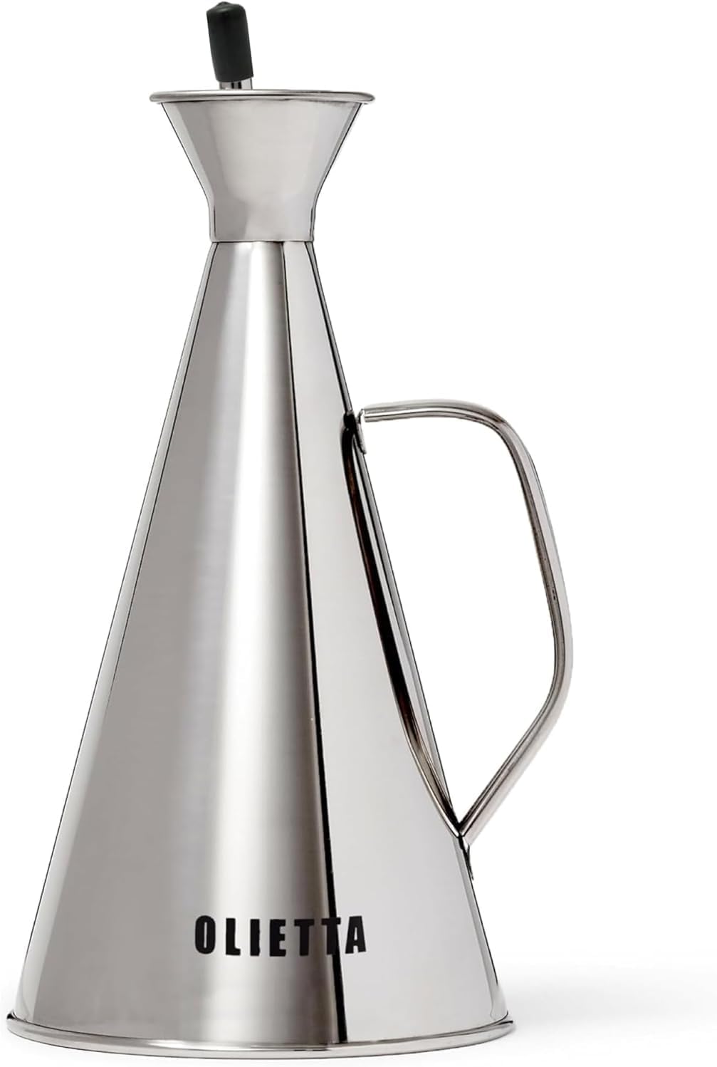 Olive Oil Dispenser Bottle Olietta Stainless Steel Non Drip Leak Proof No Mess Vinegar Pourer & Kitchen Drizzler 25 oz 750ML 0.75 Litre Great for Pouring & Drizzling Easy to Clean & Leakproof