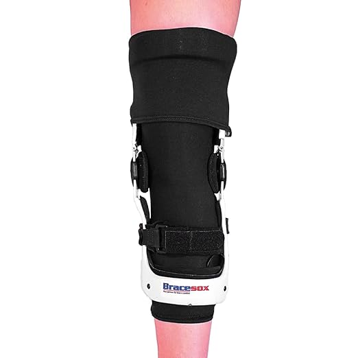 Knee Brace Undersleeve – Cotton/Lycra blend Knee Sleeves for Women & Men, Breathable Knee Sleeve for Women & Men for Knee Bracing, Comfortable Knee Sleeve for Knee Braces - Small