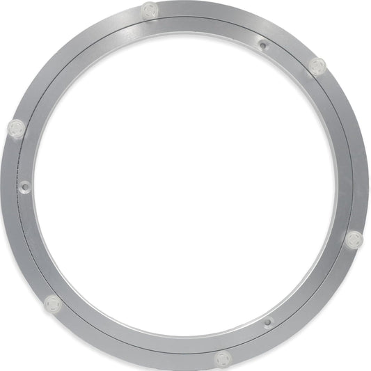 Lazy Susan Metal Heavy Duty Hardware Rotating Turntable Bearings Swivel Plate Bearing Aluminum Metal for Dining-Table and Workbench (12 Inchs) …