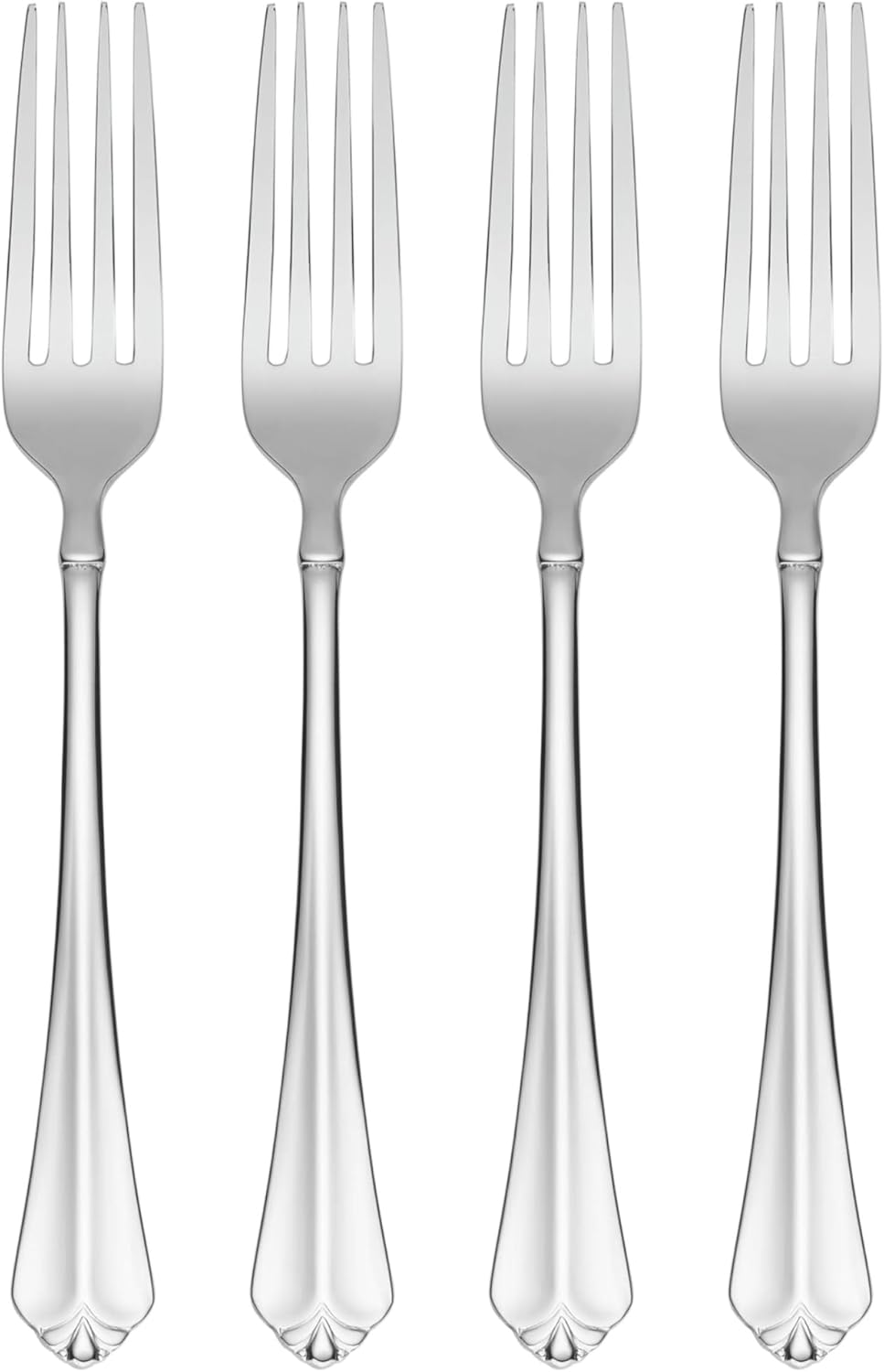 Oneida Juilliard Fine Flatware Dinner Forks, 0.45 LB, Metallic