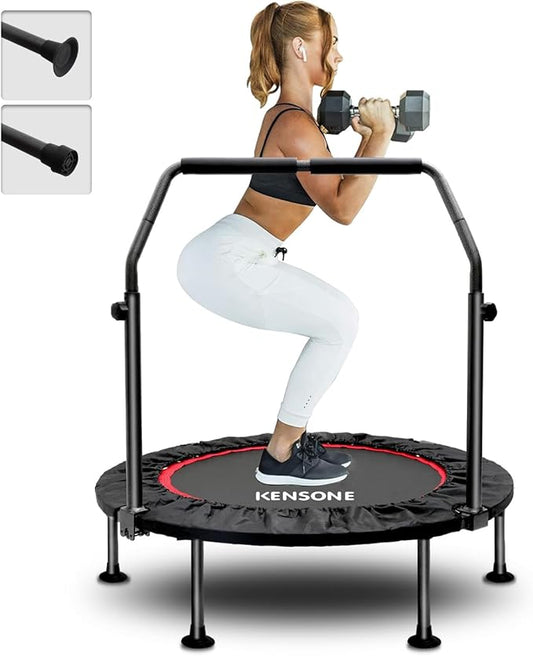 KENSONE 40"/48" Foldable Mini Trampoline 330/450 lbs