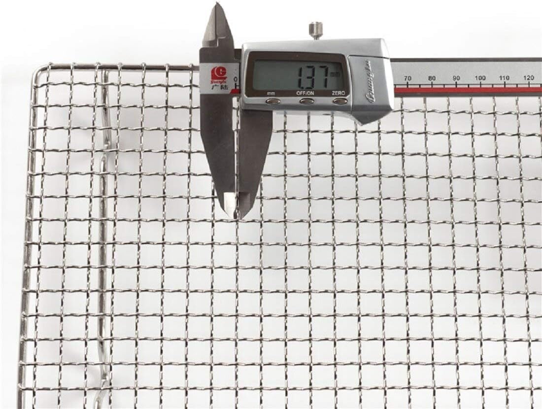 304 Stainless Steel Cooling Rack Versatile Baking Rack Heat Resistant Rust Proof Sturdy Grate 8.7"*6.1"