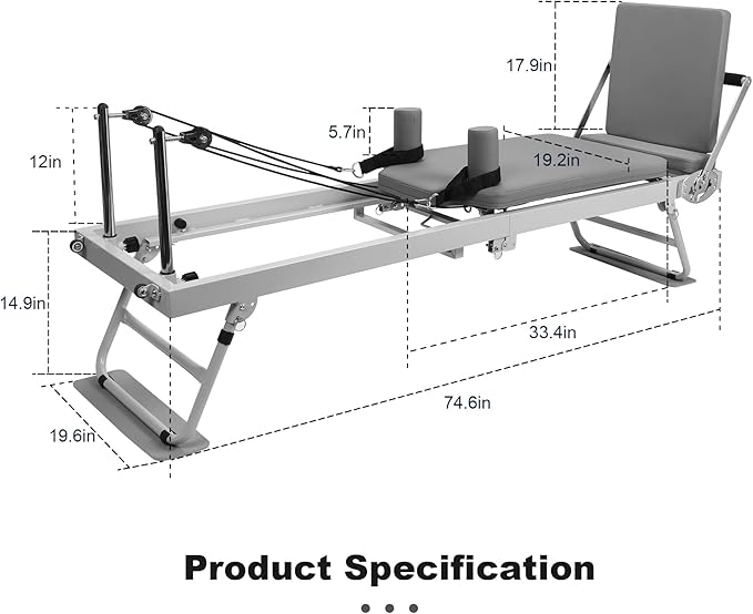 SENDIAN Foldable Pilates Equipment for Home Workouts 5 Color