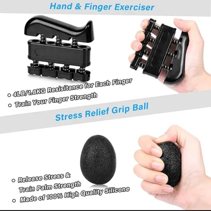 Kit de entrenamiento de fuerza de agarre (paquete 5) con