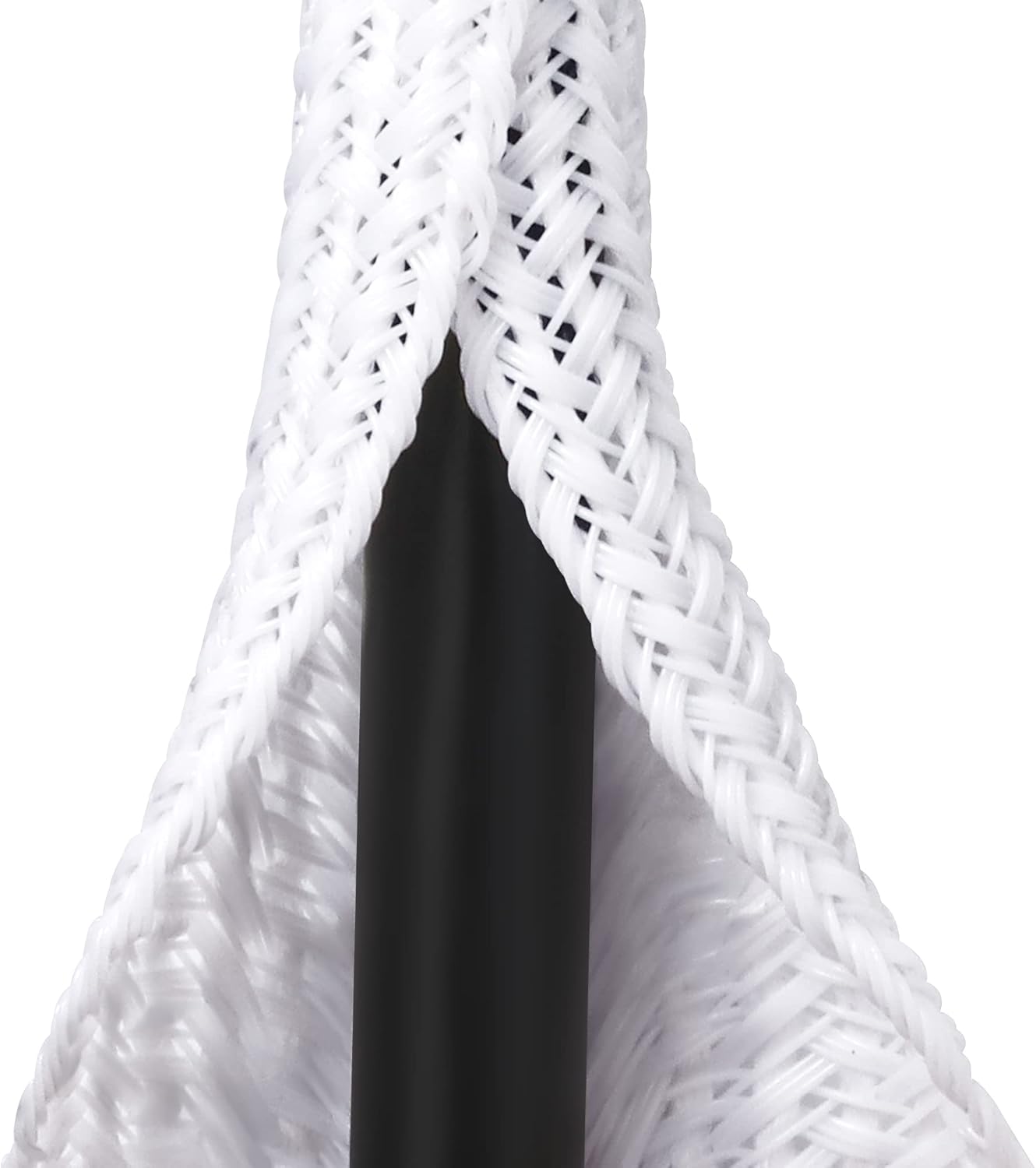 20ft - 1/4 inch White Cable Sleeve, Cable Organizer for Desk PC TV Computer, Wire Protector Cable Wrap Cover, Cord Management for Home Office