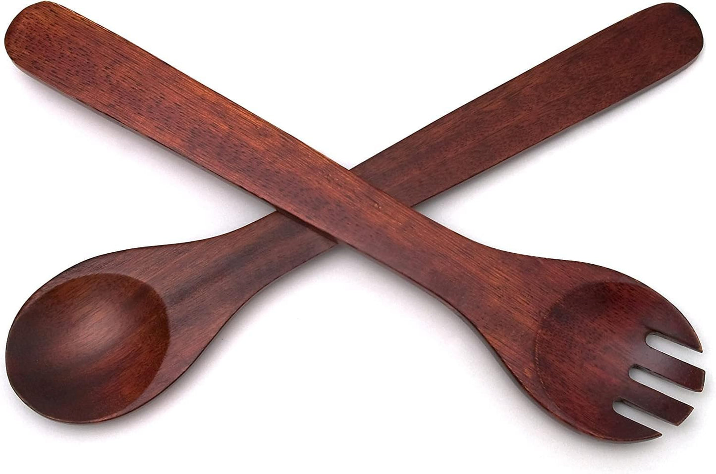 Lipper International Cherry Finished Salad Servers, 12" Long, One Pair