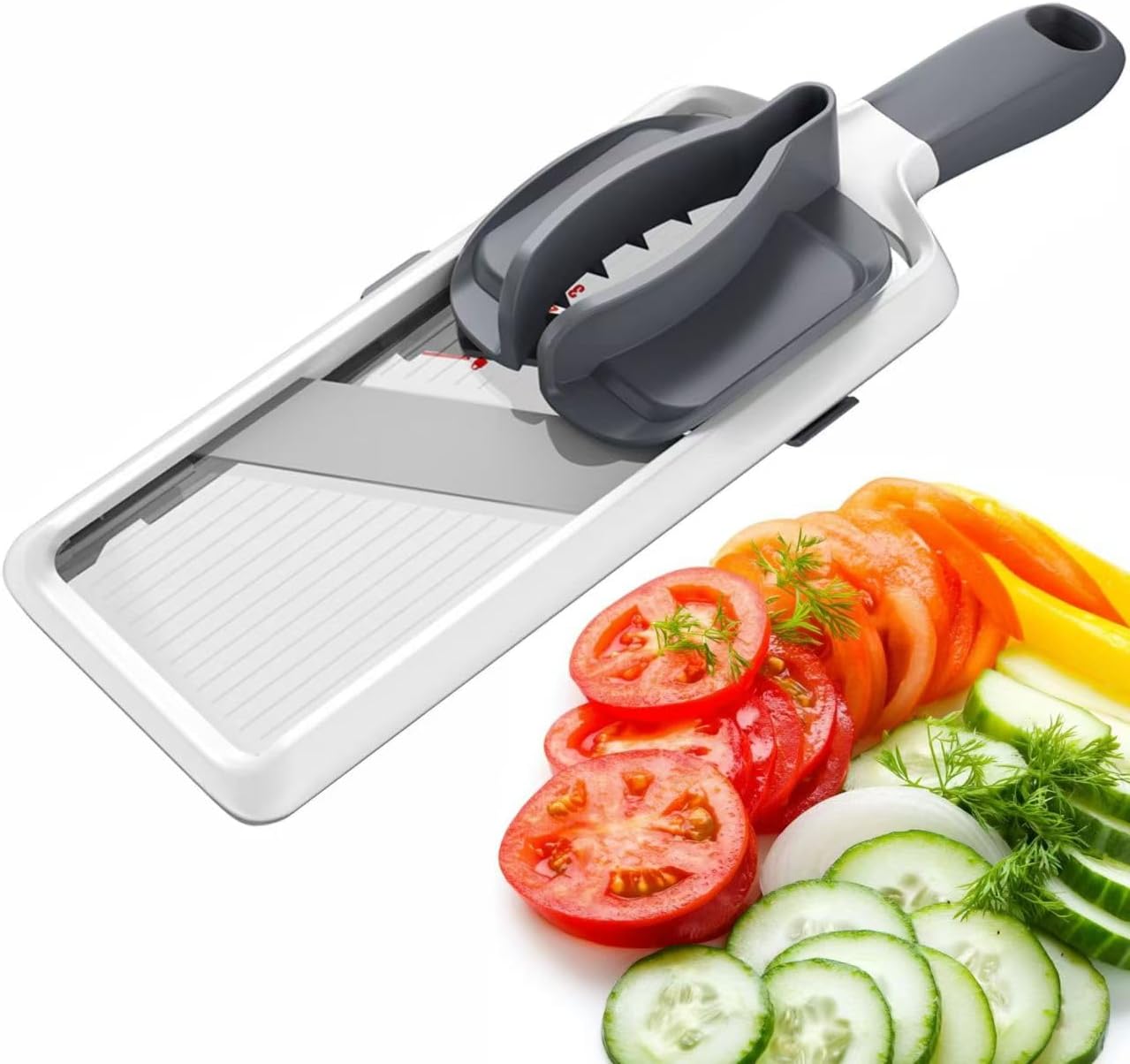 Multi Vegetable Slicer-Safe Mandoline slicer for kitchen,Adjustable Stainless Steel Blade,Cutter for Fruits and Vegetables,Cabbage Shredder