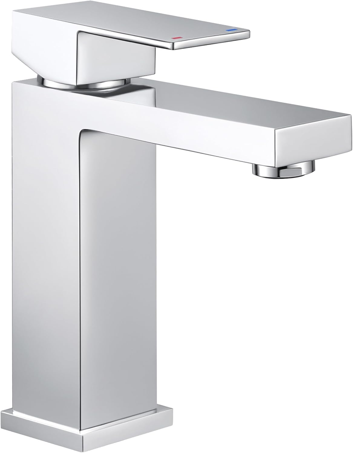 KES Chrome Bathroom Sink Faucet Single Hole Bathroom Faucets Single Handle for Modern Washroom Vanity RV Farmhouse Sink cUPC Certified Lead-Free, L3120ALFF12-CH