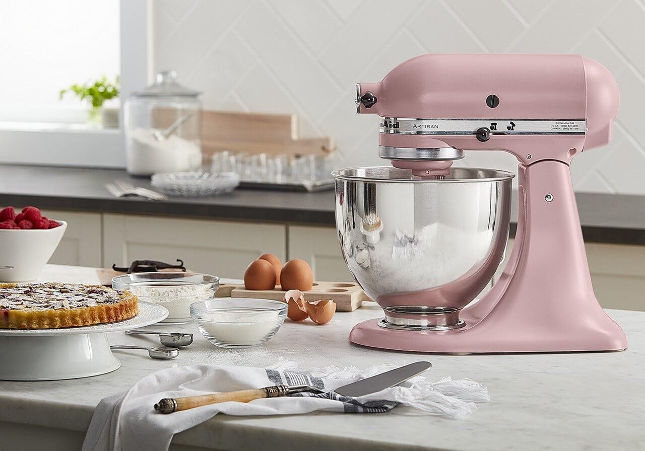KitchenAid Artisan Series 5-Quart Tilt-Head Stand Mixer - KSM150PS, Dried Rose