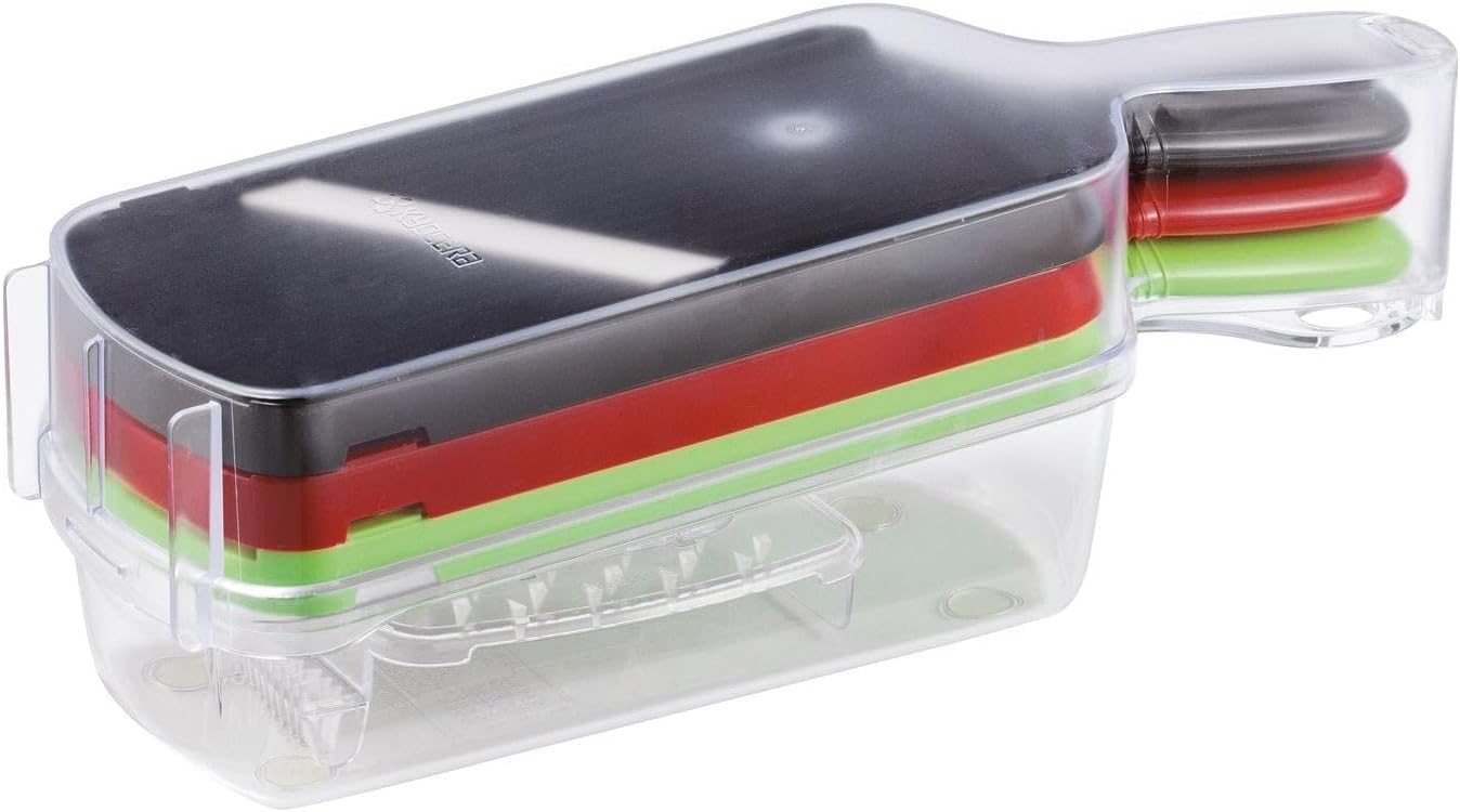 Kyocera Advanced Ceramic Slicer Set with Adjustable Mandoline, Julienne Slicer, and Grater