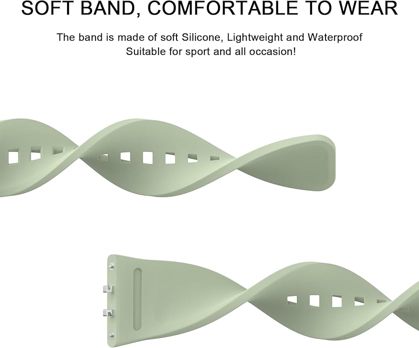 6 PACK Bands for Samsung Galaxy Fit 3 Band Women Men, Soft Silicone Sport Replacement Watch Strap Compatible with Galaxy Fit 3 SM-R390 Smartwatch Accessories