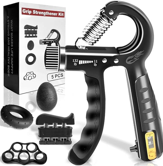 Kit de entrenamiento de fuerza de agarre (paquete 5) con