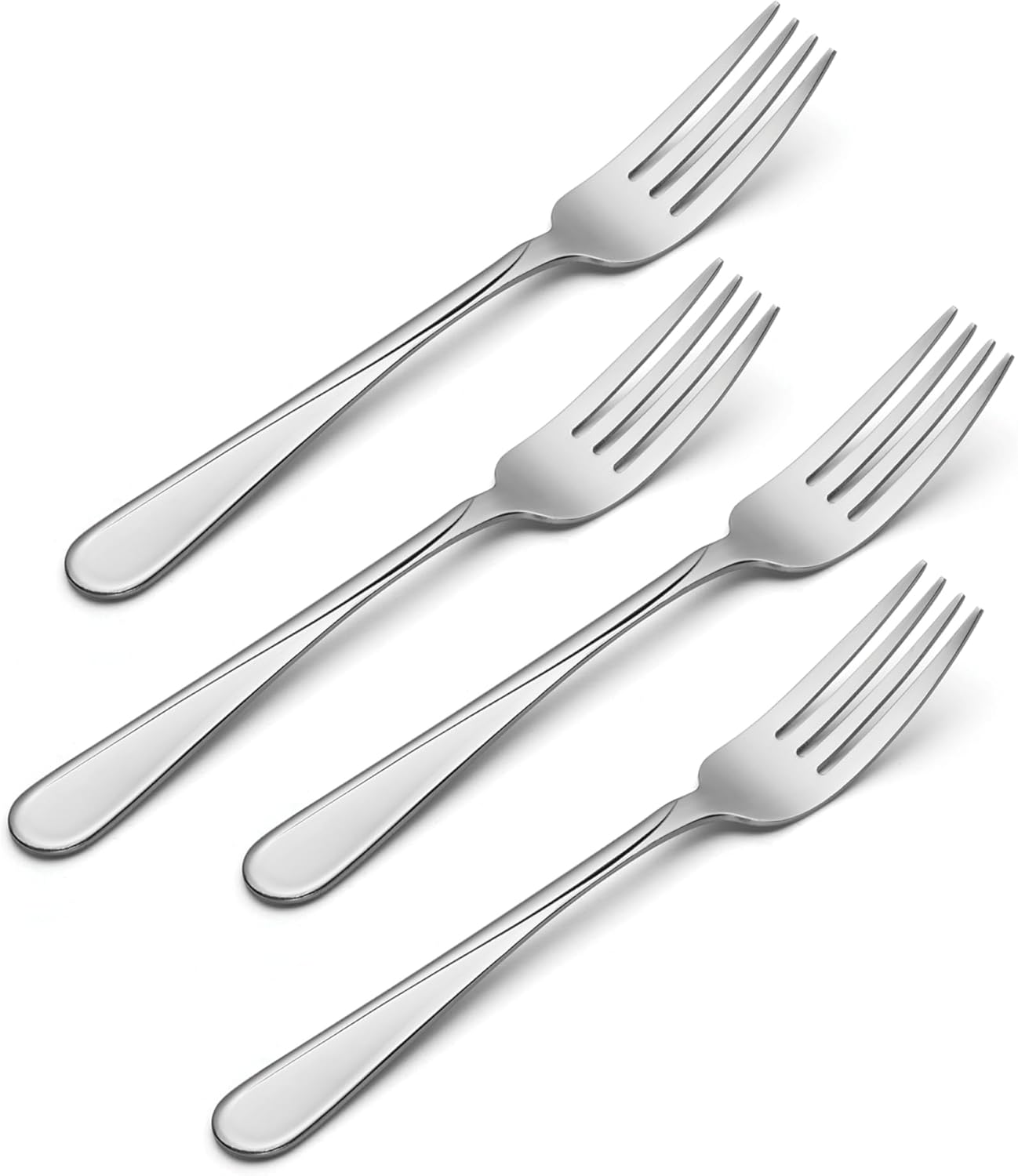 Oneida Flight Everyday Flatware Dinner Forks, Set of 4