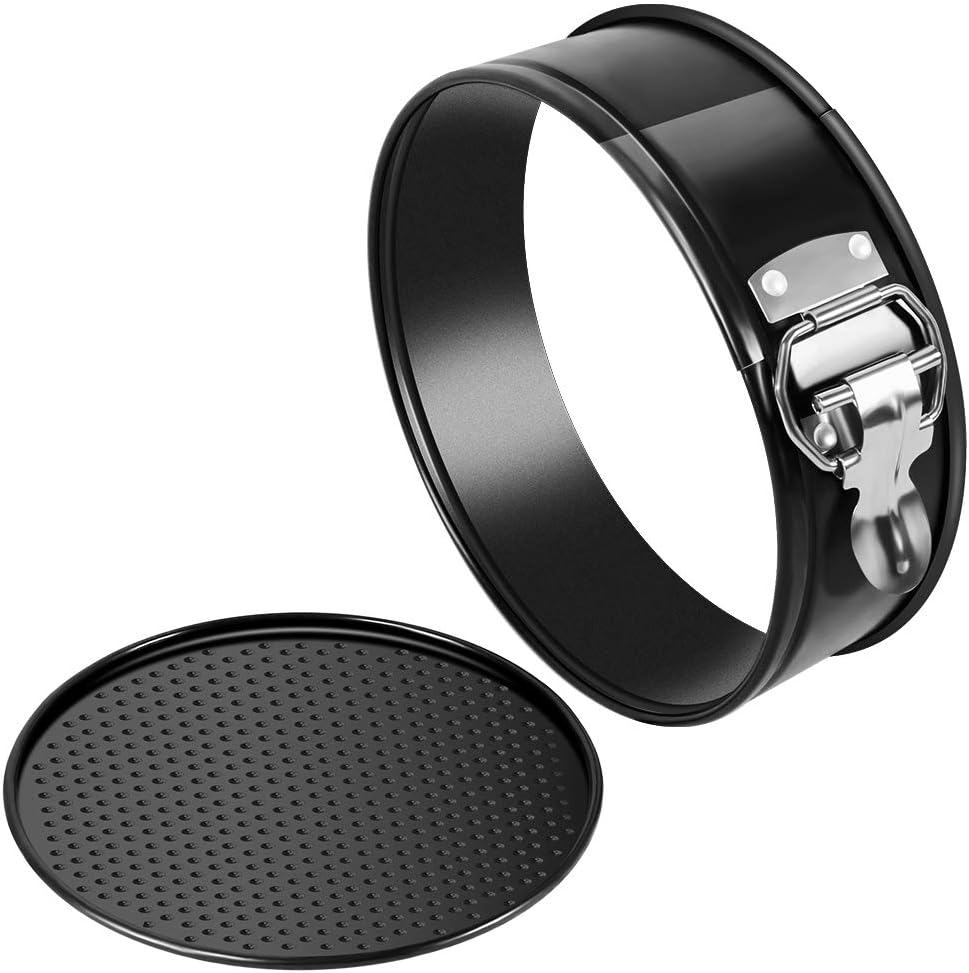 9 Inch Springform Pan Nonstick - Cheesecake Pan with Removable Bottom/Leakproof - Round Cake Pan with 50 Pcs Parchment Paper Liners - Fits 6 Qt 8 Qt Pressure Cooker