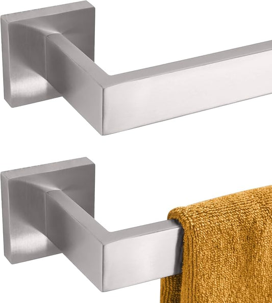 KOKOSIRI 24-Inch Single Towel Bar 2 Pack, B4003BR-L24-P2