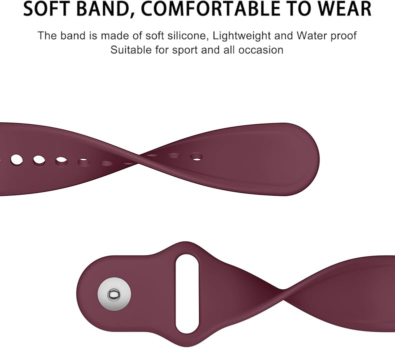 Meliya Compatible with Fitbit Charge 5 Bands Men Women, Sport Band Soft Silicone Waterproof Wristbands Replacement Strap for Fitbit Charge 5 Advanced Fitness Tracker