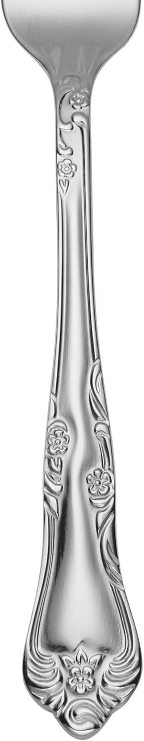 Oneida Azalea 20 Piece Everyday Flatware, Service for 4, 18/0 Stainless Steel, Silverware Set, Dishwasher Safe, Silver