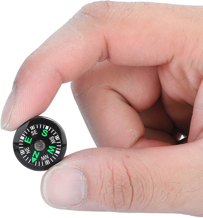 Fishlor Pocket Compass 20mm 12pcs 12pcs Mini