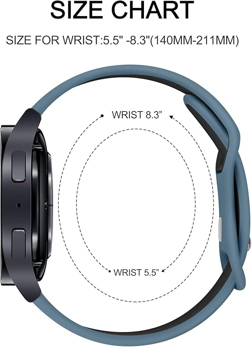 Meliya Bands Compatible with Garmin Forerunner 245/645 & 55/158 Band, 20mm Replacement Soft Silicone Sport Band for Garmin Forerunner 645/245 Music & 55/158 Smart Watch