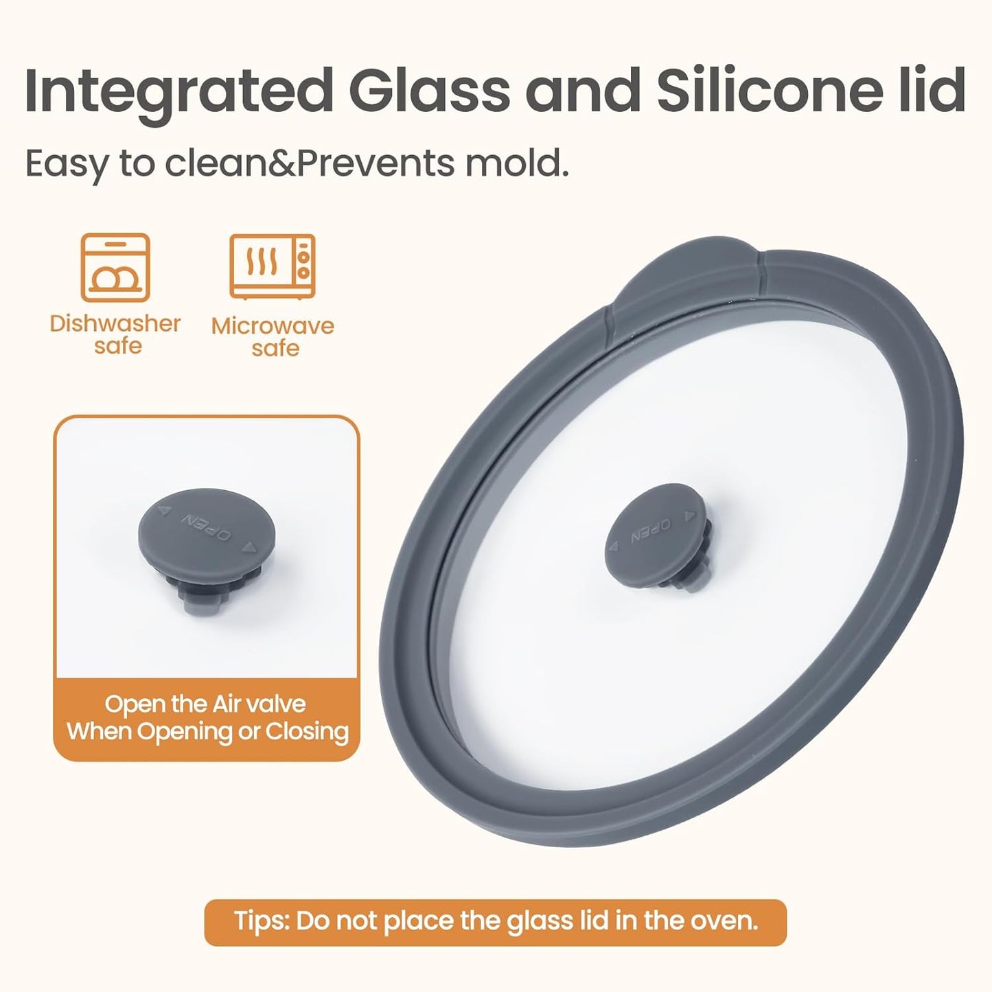 Extra-Large Glass Flour and Sugar Storage Containers with Airtight Lids, 1-Gallon(135oz)Big Glass Food Canister Jars with Lid,Kitchen Organization Jar Sets Perfect for Cookies,Cereal and Eggs