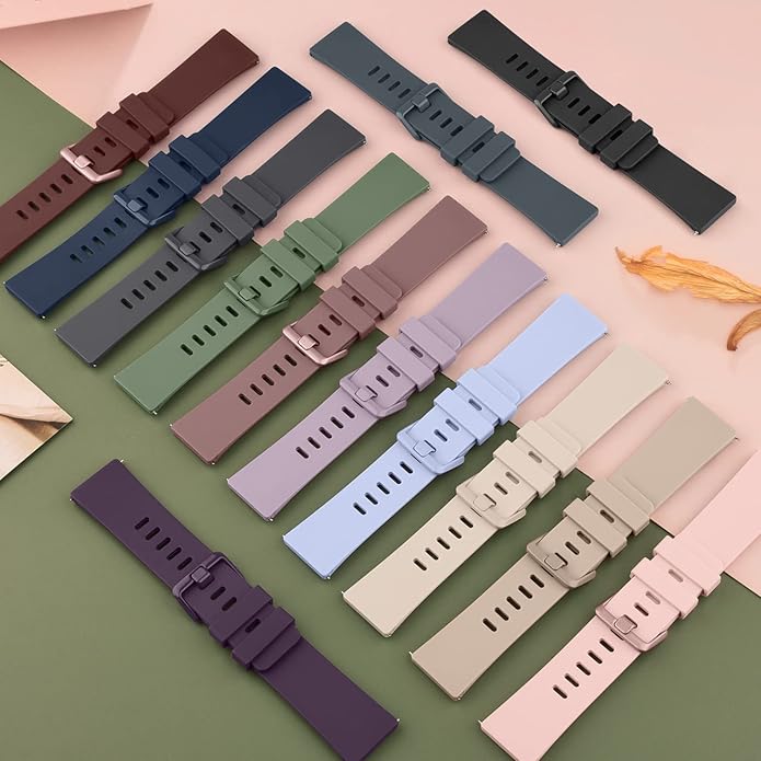 3 Pack Sport Bands Compatible with Fitbit Versa Bands, Classic Soft Sport Replacement Wristbands for Fitbit Versa 2 Smart Watch Women Men