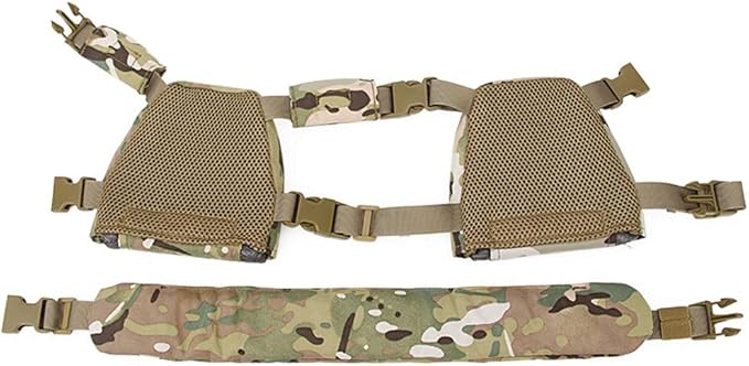 KODENOR Kids Molle Airsoft Paintball Combat Vest with Waist Belt Outdoor Training