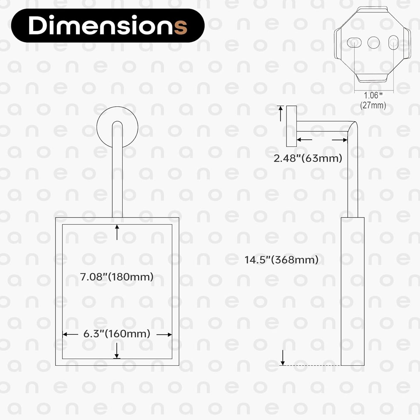 Towel Ring Brushed Nickel Hand Towel Rack for Kitchen Decor Wall Mount Stainless Steel Bath Towel Hanger Bathroom Hardware Accessories, AN3005BR